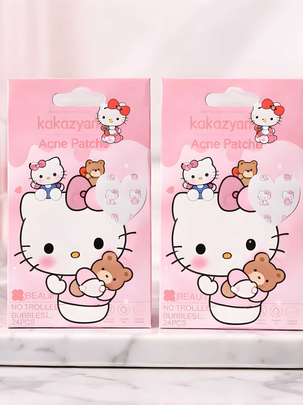 Hello Kitty Pink Acne Patch Pack - Set Of 2
